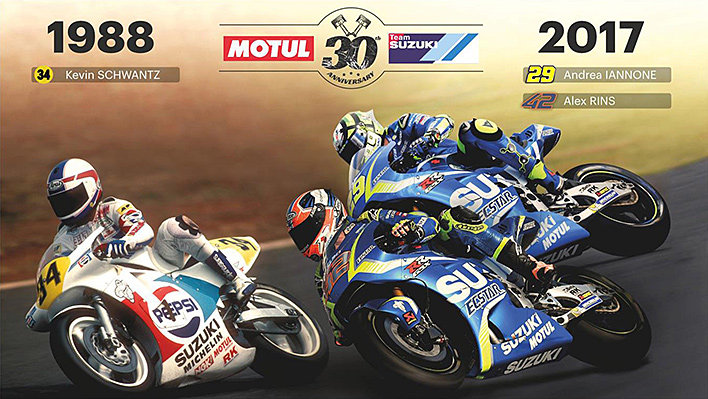 MOTUL AND SUZUKI CELEBRATE 30 YEARS OF COLLABORATION IN MotoGP