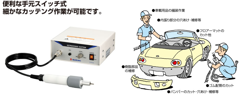超音波カッター SUW-30CD | スズキ
